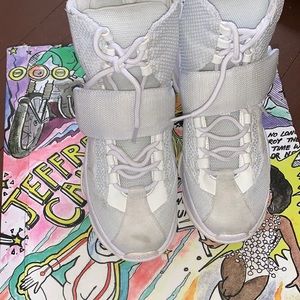 Jeffrey Campbell white platform sneaker